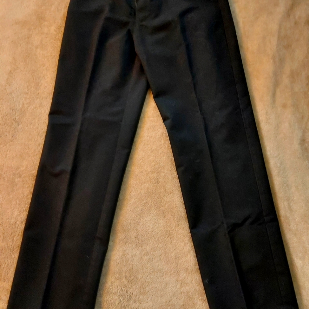 Lee Total Freedom Relaxed Fit Khakis,  Black, 36 x 34